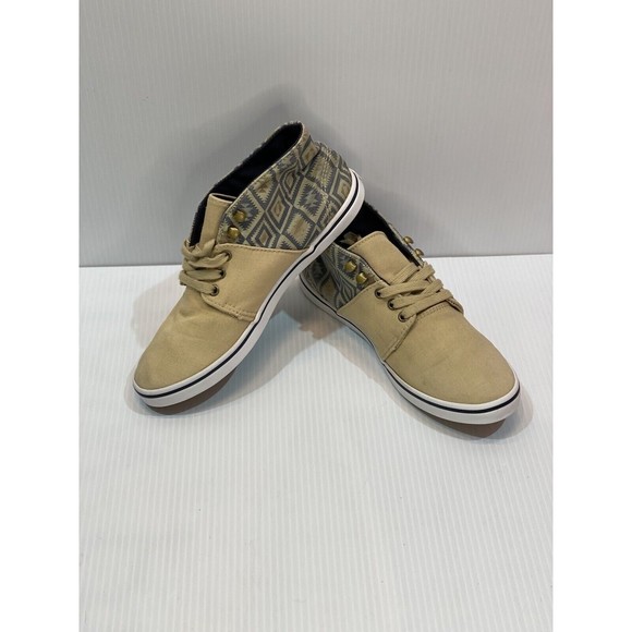 Vans Camryn Slim Skate Shoes Womens Sz 7 Native Taose Taupe/Blue Canvas RARE - Picture 2 of 7